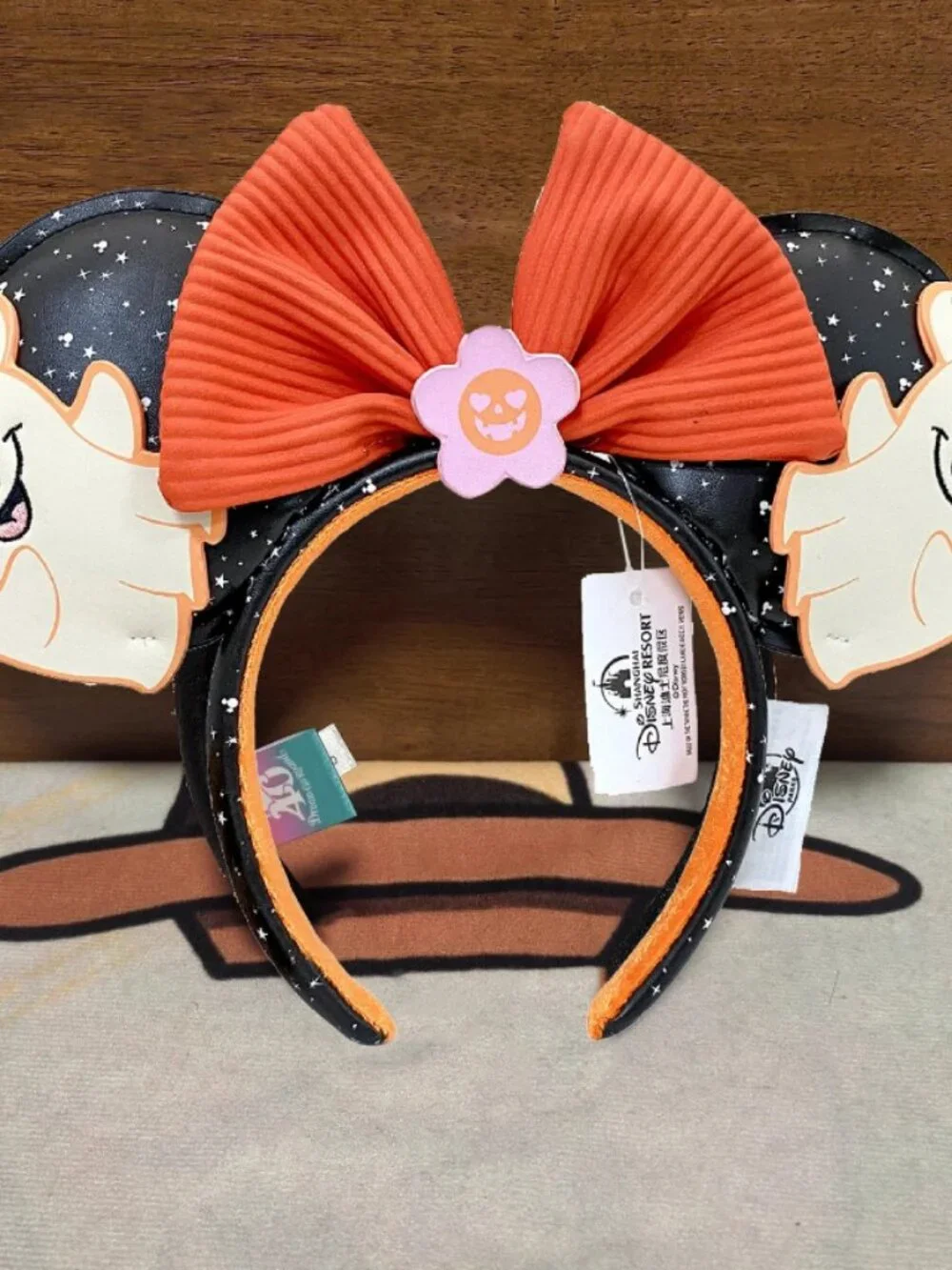 Disney Parks Halloween 2025 Mickey & Minnie Floral Ghost Ears